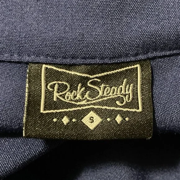 ROCK STEADY Royal Blue Sheila Swing Skirt NWOT ~ Vintage 1950s style XS SMALL - Picture 2 of 11